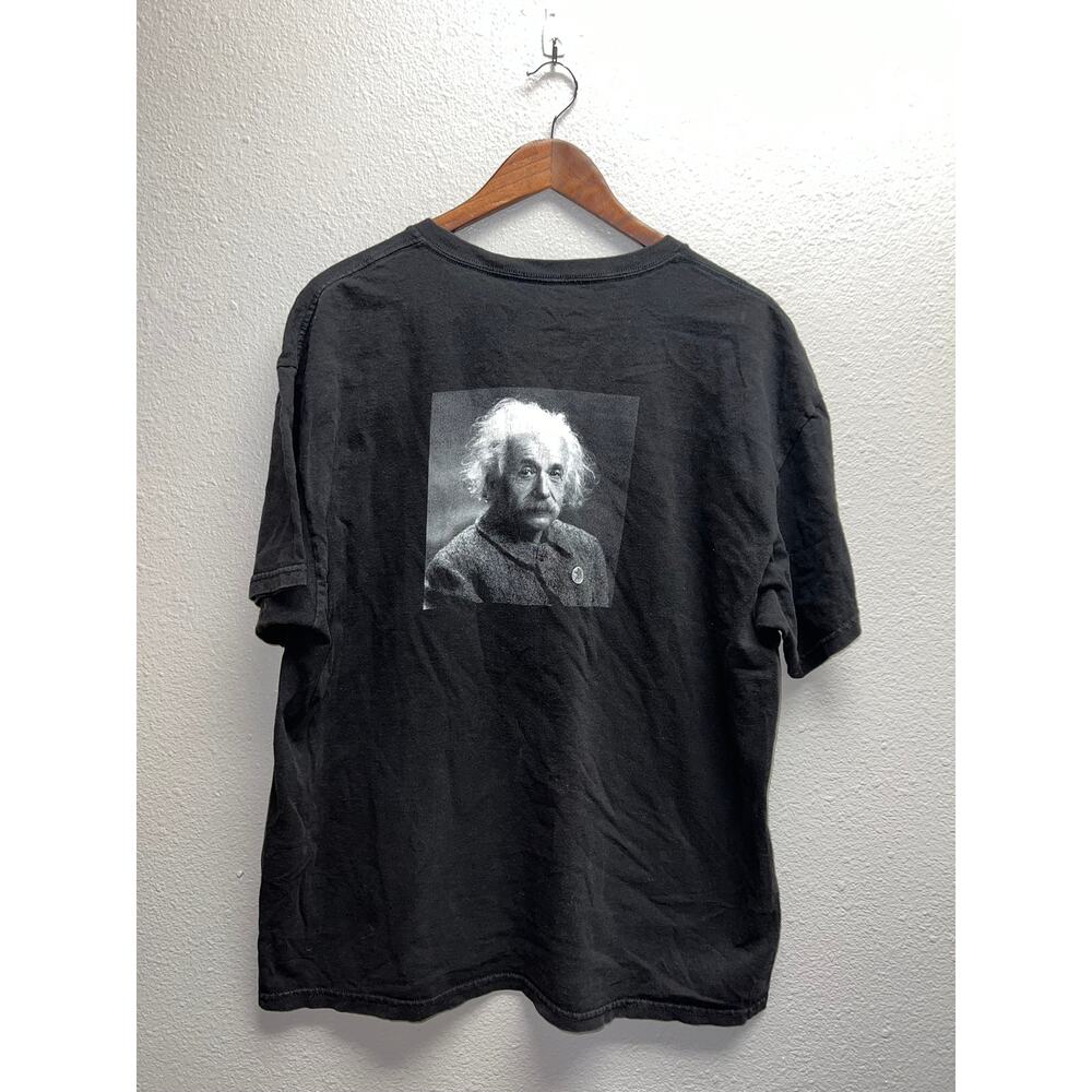 Albert Einstein Shirt Scientist Science Graphic Black Shirt Tee X-Large